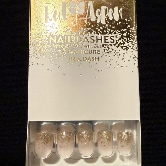 Red Aspen Nail Dashes - Bonnie Pops The Bubbly -  Press-On Nails - Picture 3 of 5